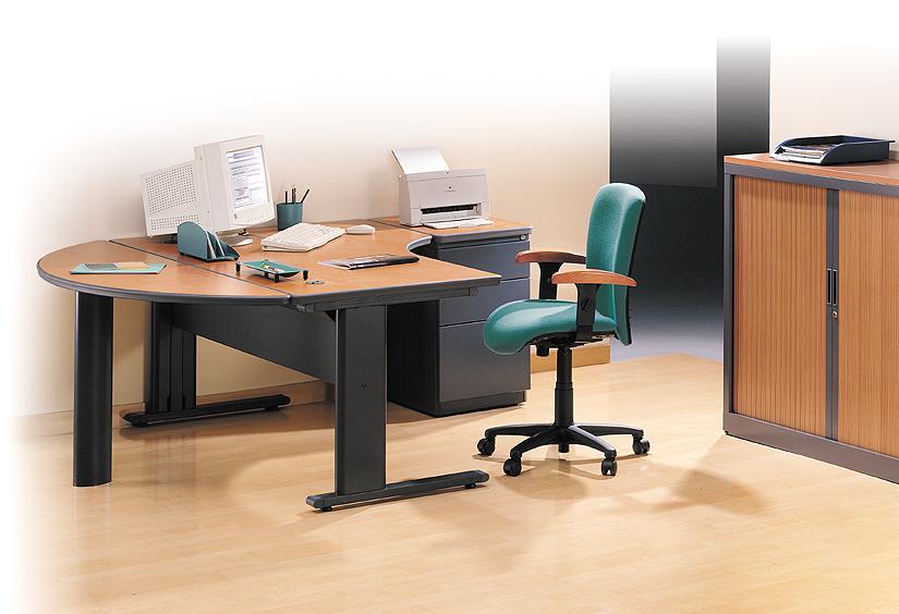 Magnifique bureau avec demi-lune